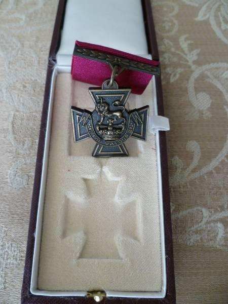 Case or box for BRITISH VICTORIA CROSS V.C Gallantry award medal CASE ONLY 
