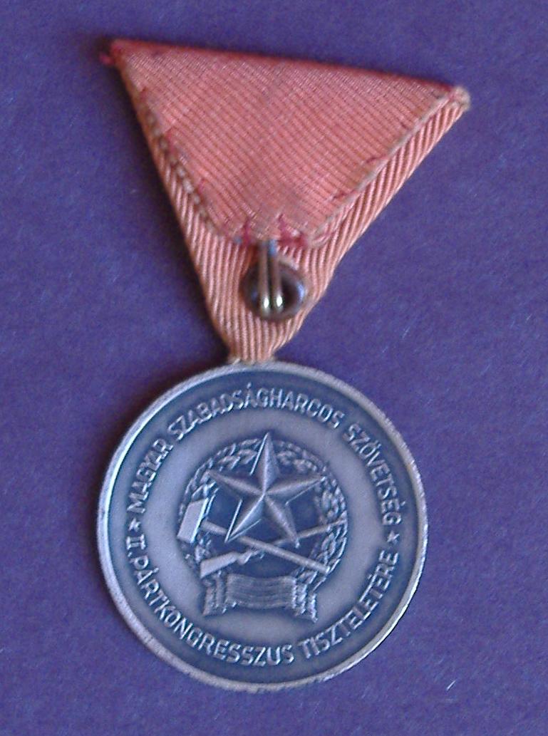 Hungary Hungarian Medal 45 Year Service in MAV Railroad Railway Train Communist