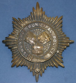 Free shipping Shanghai municipal police  1854-1943  badge Reproduction 