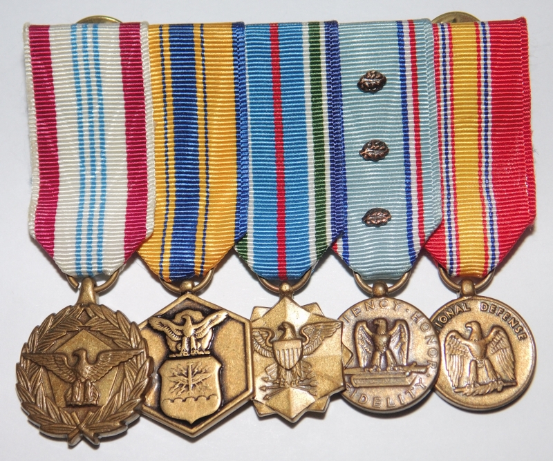 Air force miniature medals