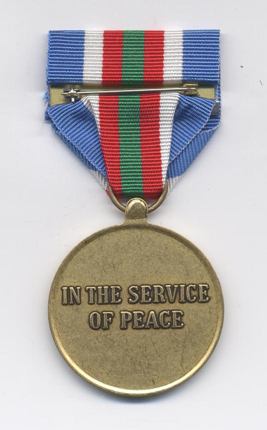 2 service ribbons United Nations Medal Sierra Leone UNOMSIL/UNAMSIL
