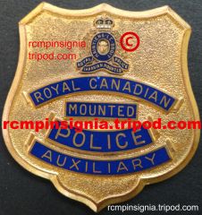RCMP Auxiliary badge