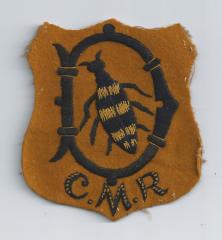 Cape Mounted Riflemen (CMR) Cloth Badge inherited from my Great Grampie Geoffrey O'Connell SCOTT.jpg