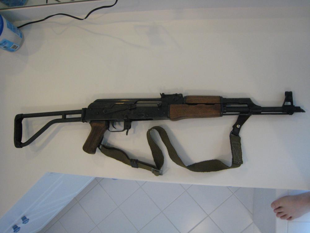 Norinco Type 56 (AK-47) Galil ser. no. CS - 05998, r. side stock extended.JPG