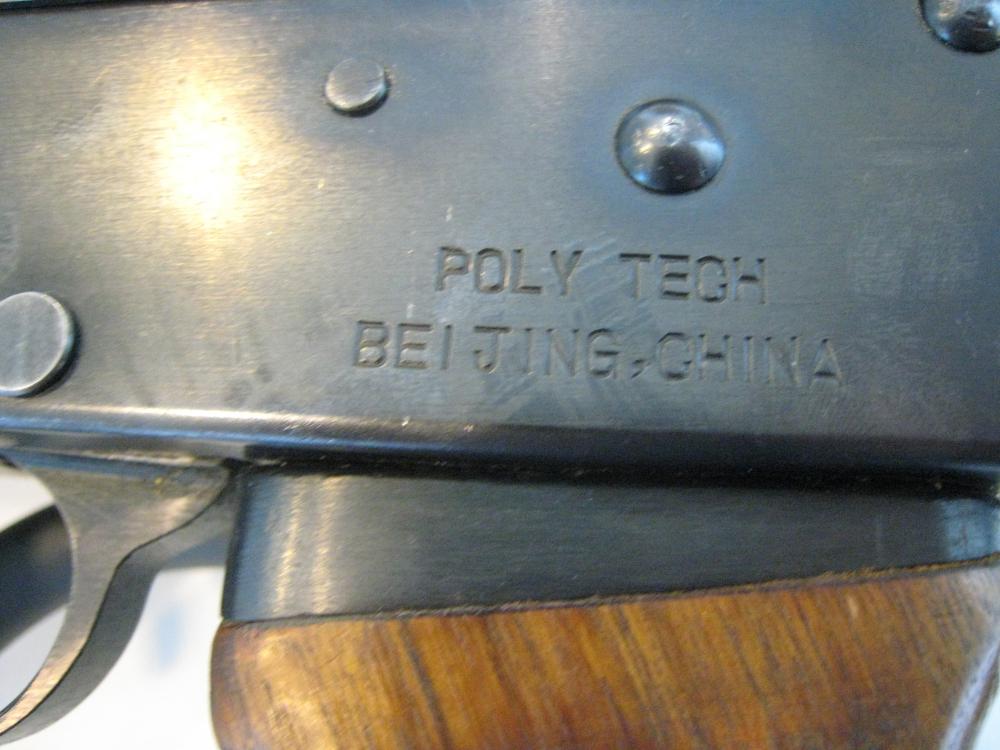 Norinco Type 56 (AK-47) Galil ser. no. CS - 05998 Poly Tech marking.JPG