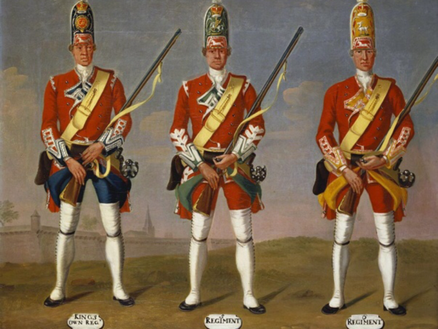 British Grenadier Mitre Cap, 2nd Regiment of Foot, circa 1740 ...