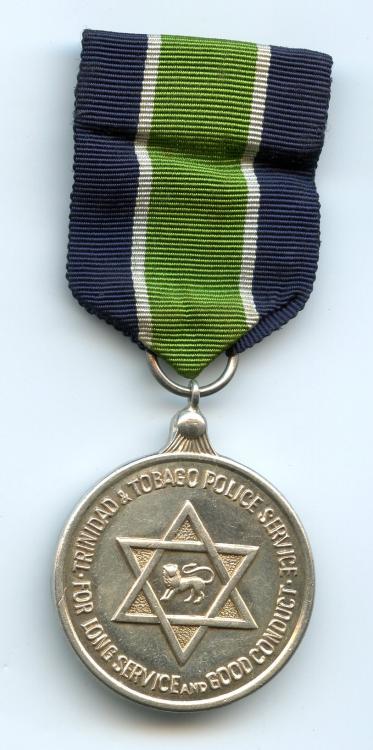 Trinidad & Tobago Police LSGC Medal 1962-1976 obverse small size.jpg