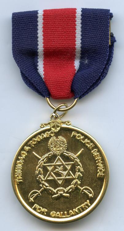 Trinidad & Tobago Police Gallantry Medal Post 1976 obverse.jpg