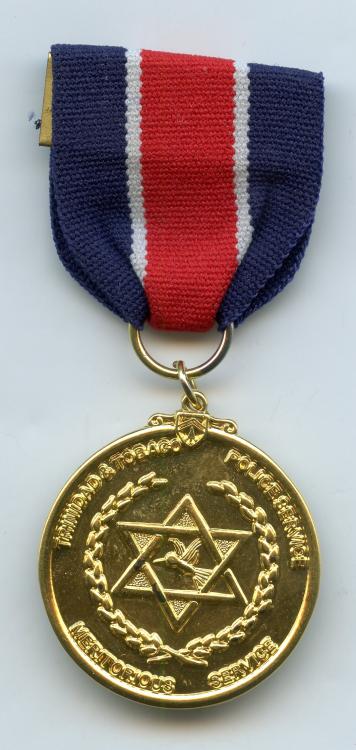 Trinidad & Tobago Police MSM Medal Post 1976 obverse.jpg