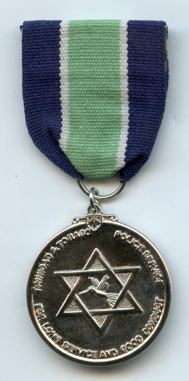 Trinidad & Tobago Police LSGC Medal Post 1976 obverse.jpg