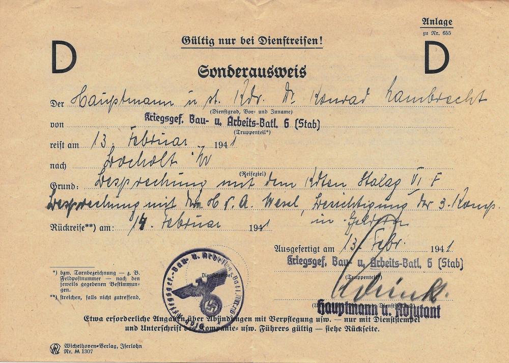 1941 as a CAPTIAN Bocholt & Stalag VI F PASS A.JPG
