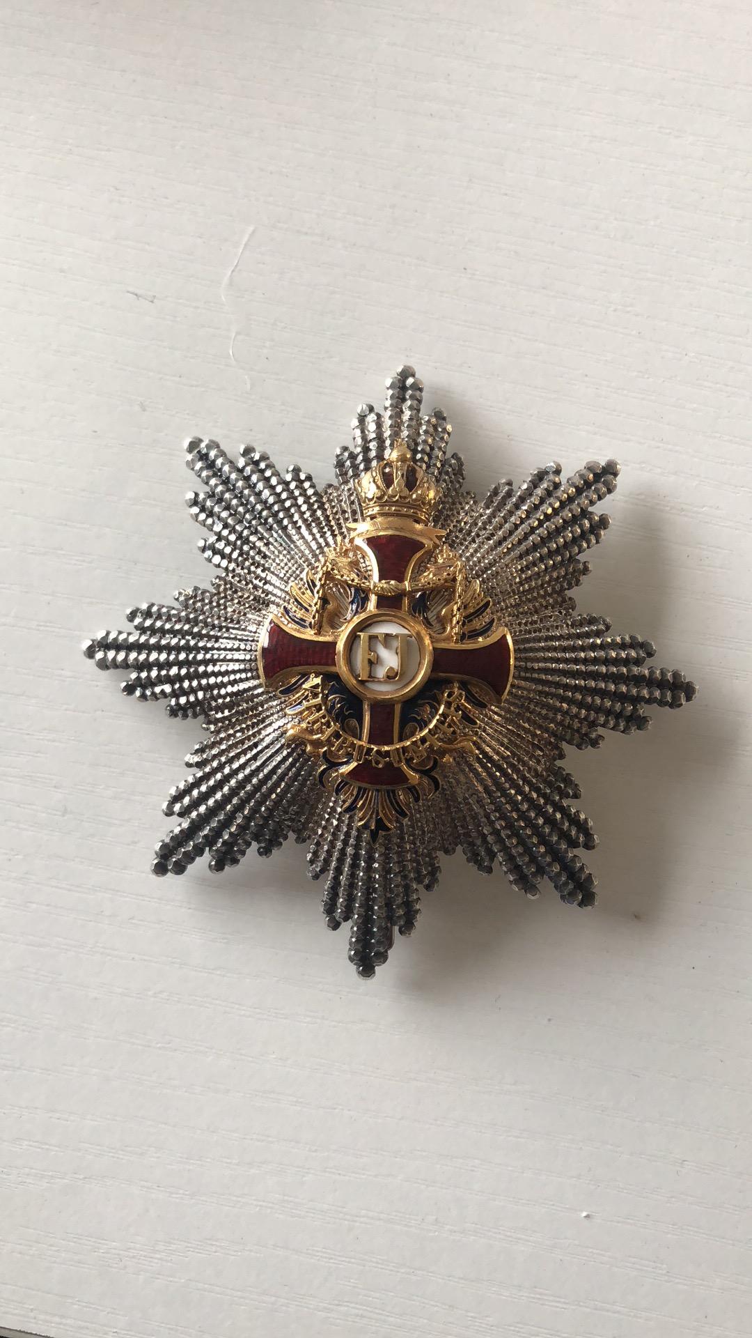 Help on this commander star of the order of Franz Joseph - Austro ...