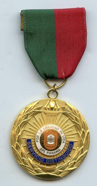 Panama SPI Servicio Proteccion Institucional Medal of Distinguished Service obverse.jpg