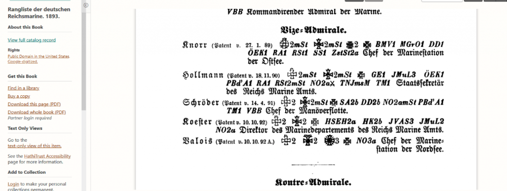 Vizeadmiral Wilhelm Schröder, Rangliste 1893.png