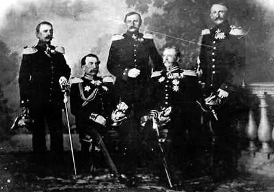 Fünf Generäle von Alvensleben, Lichtsbild aus Juni 1865.jpg