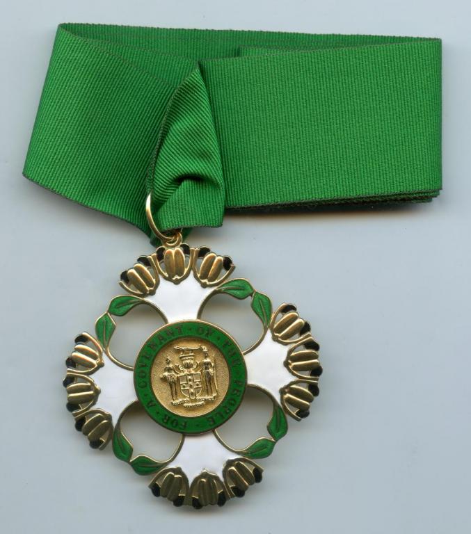 Jamaica Order of Jamaica with neck badge.jpg