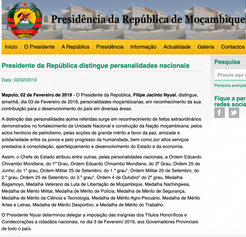 Mozambique List of Order & Medal 2019.png