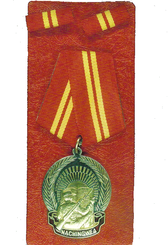 Mozambique Medal Nachingwea awarded 21 Aug 1993.gif