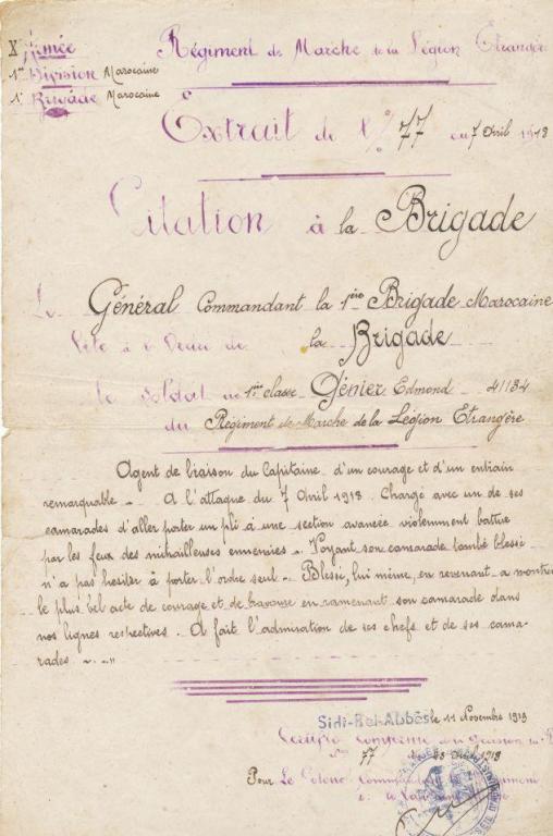 Legion Find of the Week.. RMLE 1918 - France - Gentleman's Military ...