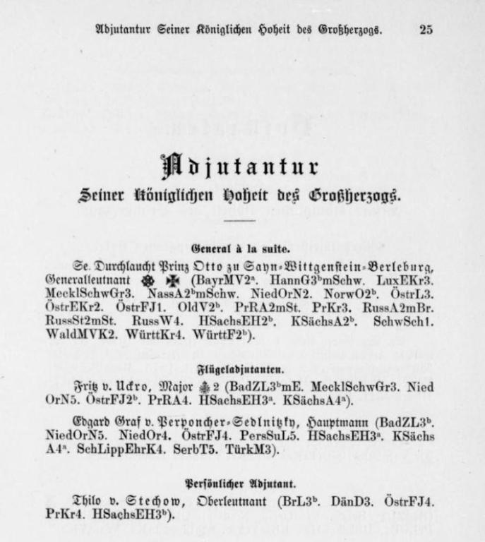 Glt. Otto Prinz zu Sayn-Wittgenstein-Berleburg in Staatshandbuch Sachsen-Weimar 1909.JPG