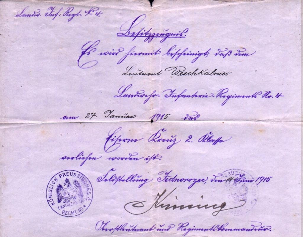 LuWesz-EisernesKreuz - Unterschrift von OTL wer.JPG