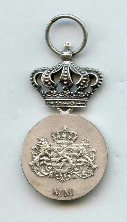 Luxembourg Medaille Avenement Grand duc Henry & Maria Theresa en 2000 Possible Not Approved Medal revers.jpg