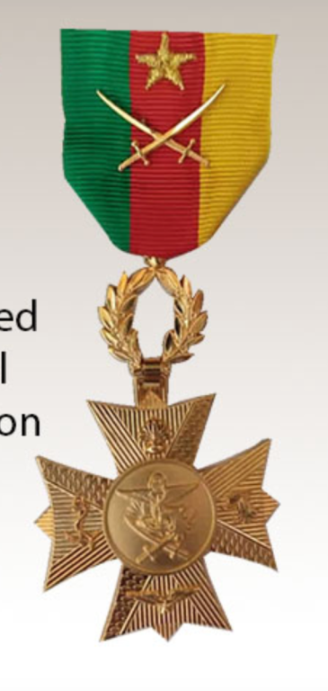 Cameroun Cross of Military Valour Medal.png