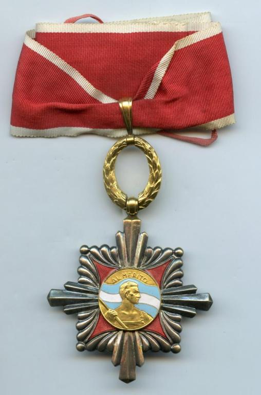Argentina Order of Merit 1946-1957 Commander 3rd Class obverse.jpg