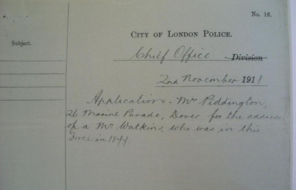 Piddington letter entry 2 in city records .JPG