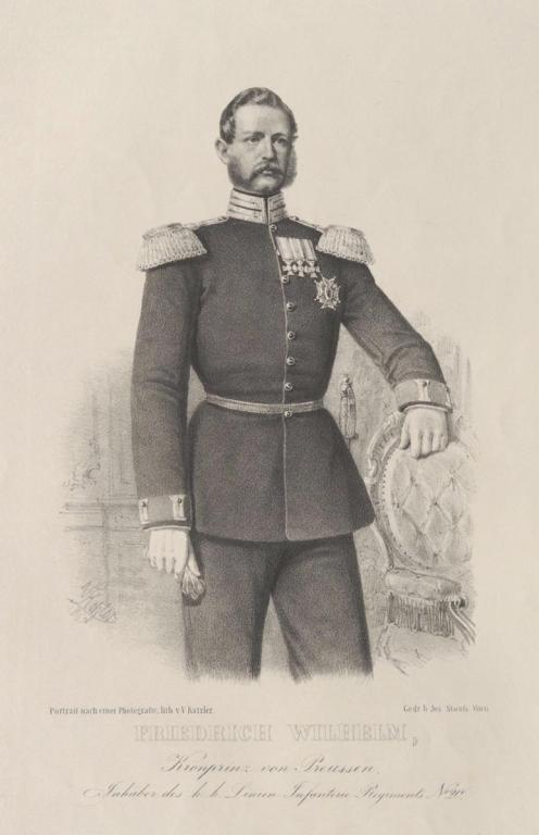 Friedrich Wilhelm, Kronprinz von Preußen. Inhaber des k. k. Linien-Infanterie-Regiments No. 20.jpg